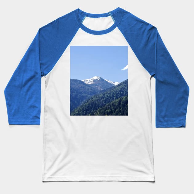 Italian Alps Latsch Baseball T-Shirt by EloiseART